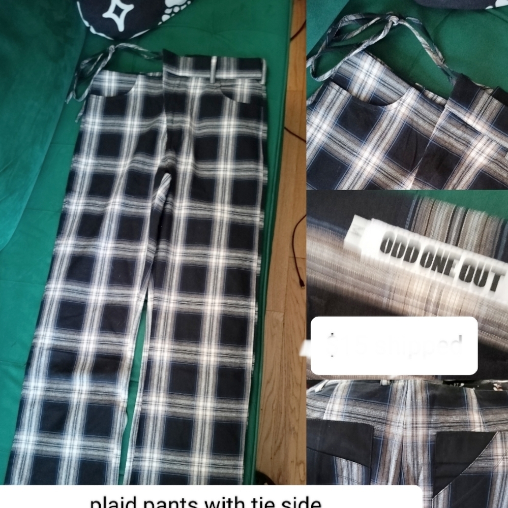 Tie waist pants